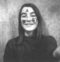 バートランド・ラッセルの孫娘ルーシーの肖像写真