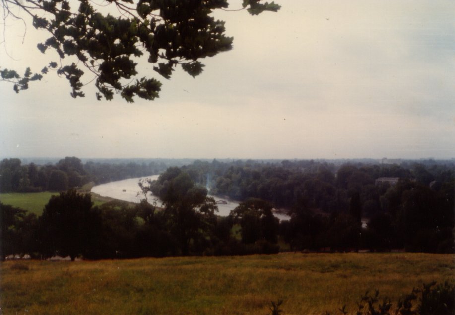 Richmond Park 近くをながれるテムズ川