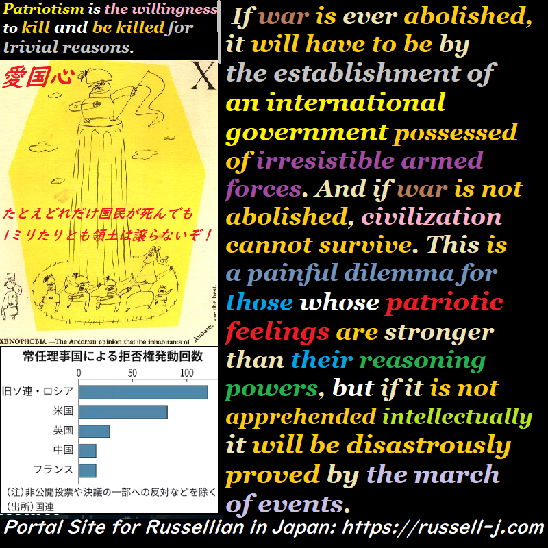 バートランド・ラッセルの名言・警句( Bertrand Russell Quotes )