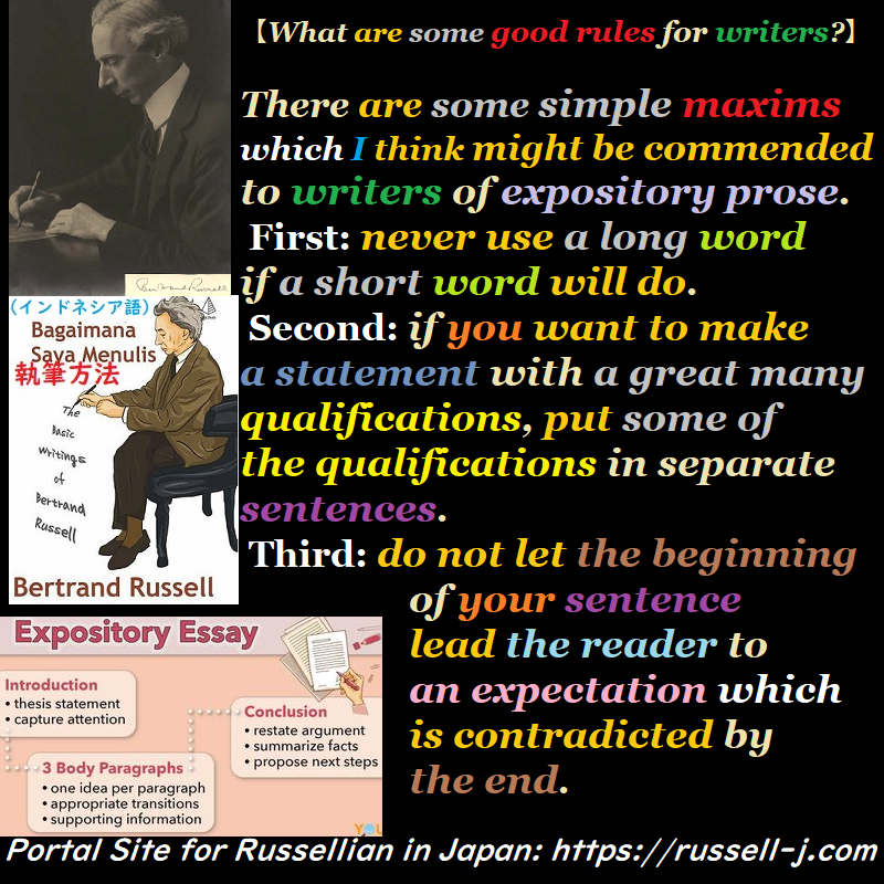 バートランド・ラッセルの名言・警句( Bertrand Russell Quotes )