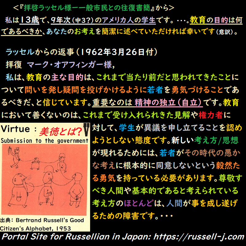 バートランド・ラッセルの名言・警句( Bertrand Russell Quotes )